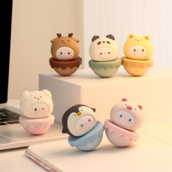 Roly-Poly Toy for Mood Boosting, Small Office Desk Decoration, Stress-Relief Item, Birthday Gift for Girls and Boys
