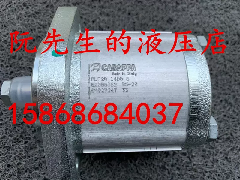 原装意大利CASAPPA凯斯帕环卫车设备齿轮泵PLP20.14D0-8 0200062-Taobao