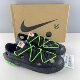 Nike Blazer OffWhite OW joint brand black and green men and women deconstructed casual shoes DH7863-001