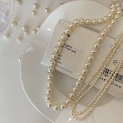 Shijia Pearl Necklace for Women 2026 New Light Luxury Niche Design Choker High-End Layered Clavicle Chain Accessories for Women