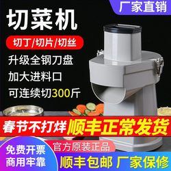 Multifunctional Vegetable Cutter, Commercial Dicing Machine, Small Dicing Tool, Radish Slicer, Electric Slicer, Fully Automatic