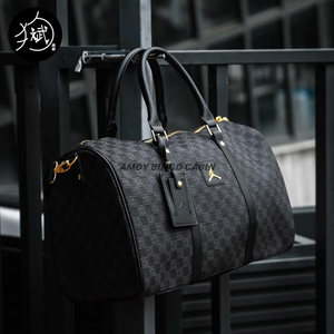 
Nike Nike Jordan men's and women's AJ checkerboard presbyopic sports diagonal one-shoulder hand-held travel luggage bag FJ6787