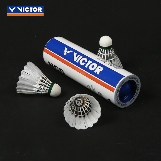 VICTOR カーボンソニックNCS バドミントンシャトル 7個*12個入り Victor NCS カーボンサウンド バドミントンシャトル - 77# - 合成コルク