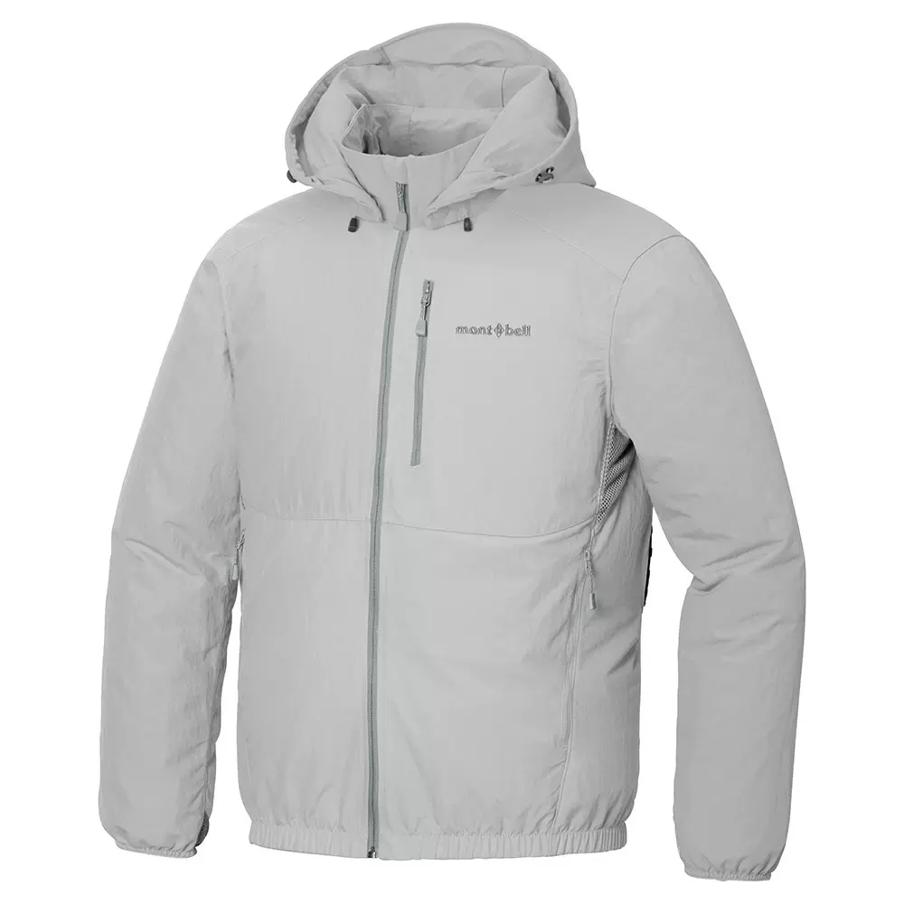 日本代购montbell空调外套户外徒步空调外衣男女款1132260 浅灰色