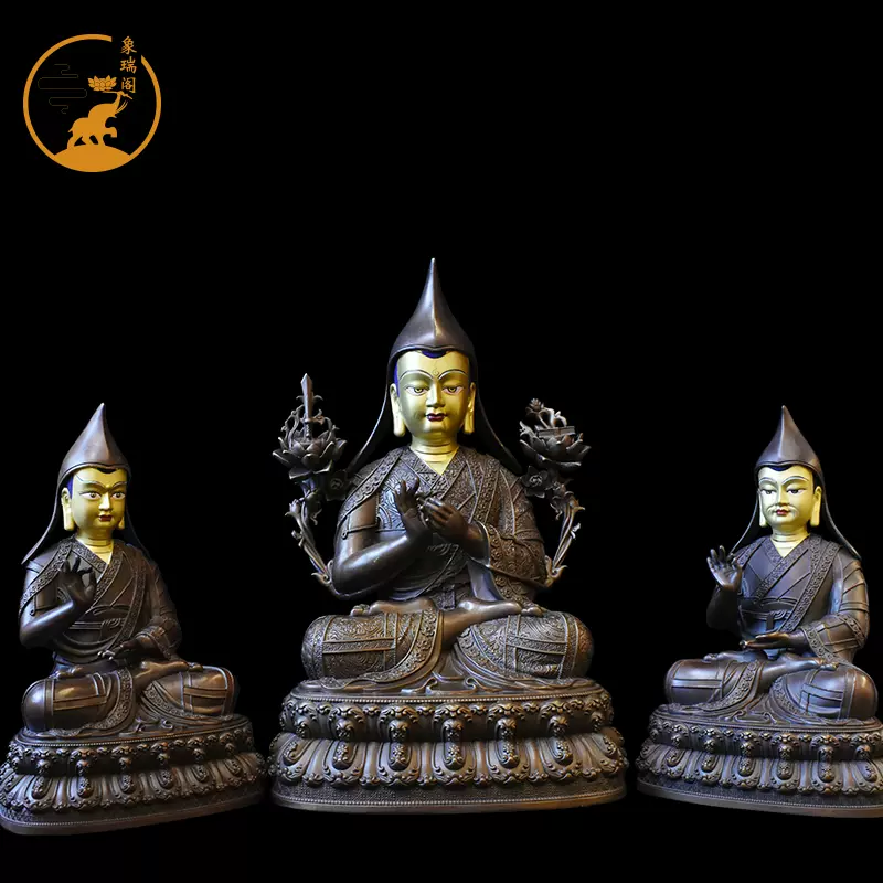 友人寄売 銅製 宗喀巴大師像 仏像 密宗密教 供養品 稀少 館蔵品  友人寄売 銅製 宗喀巴大師像 仏像 密宗密教 供養品 稀少 館