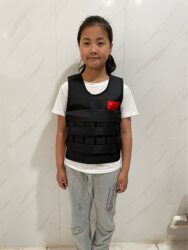 Children's Weight-Bearing Vest, Full Set of Sand Vests for Running, Adjustable Fitness Camouflage Training Vest, Invisible Vest