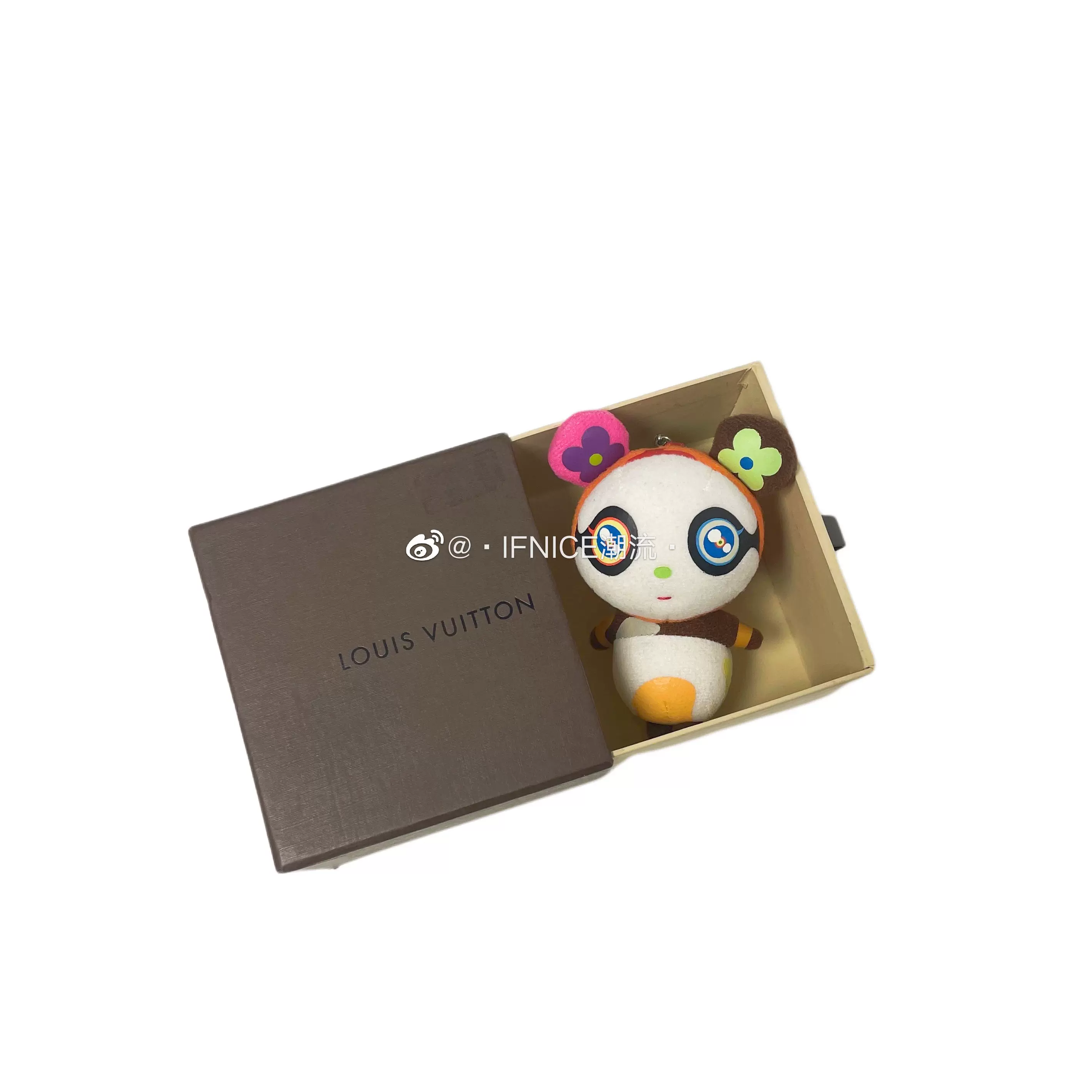 Louis Vuitton X Nigo Multicolor Duck Key Holder Bag Charm MP3222