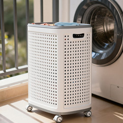 Laundry Basket for Dirty Clothes, Household Bathroom Laundry Hamper, Dirty Clothes Sorting Storage Basket