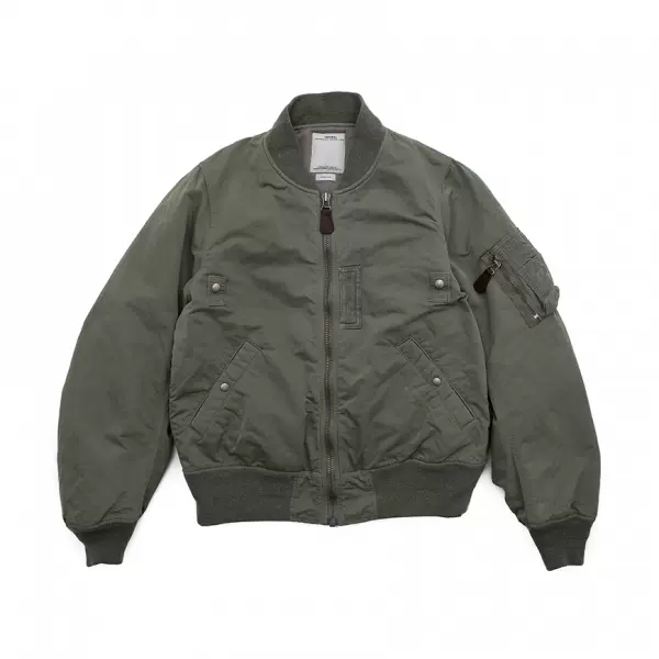 16aw 名作 visvim THORSON JKT 泥染め 中綿入り MA-1