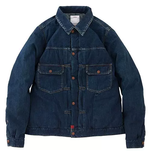 现货」VISVIM SS 101 DOWN JKT DMGD 水洗牛仔羽绒夹克外套18AW-Taobao