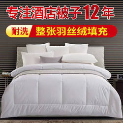 Hotel Autumn and Winter Quilt, Guesthouse Thickened Feather Velvet Quilt Core, Four-Season Hotel Bedding, Air-Conditioning Quilt