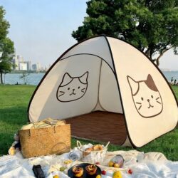 Spring Outing Portable Children's Tent Indoor Outdoor Beach Folding Sunshade Tent Park Picnic Camping Equipment Toys