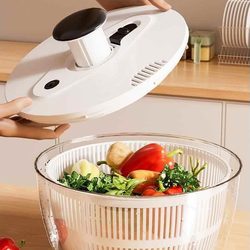 Dehydrator, Vegetable Dehydrator, Household Manual Salad Spinner, Fruit and Vegetable Spinner, Vegetable Basket, Fruit Washer