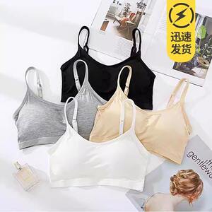 
Girls' Japanese bras without steel rims for junior high school and high school girls with big breasts and small bras, thin summer