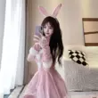 Lễ Hội Cosplay Chú Thỏ Bé Gái Thỏ Trang Phục Đồng Nhất Gợi Cảm Internet Người Nổi Tiếng Mỏ Neo Đeo Chéo Cos Trang Phục Váy Giáng Sinh Đồ ngủ thỏ sexy tay thỏ cosplay 