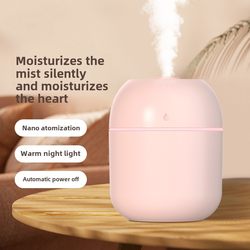 Humidifier Small USB Portable 2025 New Office Desktop Home Bedroom Student Dormitory Quiet Mini Simple Air Pregnant Women Baby Stroller Car Aromatherapy Essential Oil Spray High Appearance