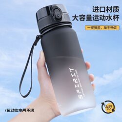 Water Bottle for Men 2025 New Model Sports Water Bottle for Men and Women Portable High-Value High-Temperature Resistant Gradient Plastic Large-Capacity Cup