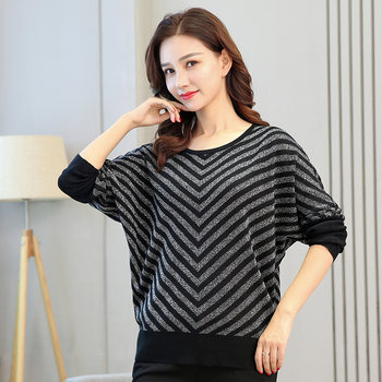 Sweater plus fat middle-aged style bottoming shirt