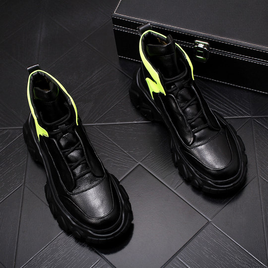 ASCLO 革靴 ブーツ 着せ ダービー シューズ 厚底 BALENCIAGA