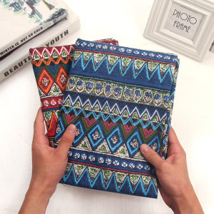 Table cloth cloth art cotton linen national style characteristic dining table fabric table cloth coffee table desk INS students