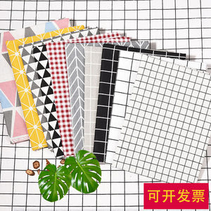 Table cloth cloth art cotton and linen small fresh rectangular table cloth desk INS student Nordic minimalist coffee table table