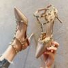 Single Shoes | EBUY7 | Stiletto High-Heeled Shoes 2023 Spring New - Pointed Toe Single Shoes For Women