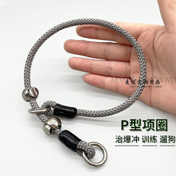 P-Chain Collar, P-Strap Leash, Non-Pulling, Anti-Burst, Training Dog Collar, Small and Large Dog Training-Specific Collar
