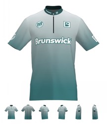 Korean Purchasing 2023 Brunswick Authentic Professional Bowling T-shirt Sportswear Quick-drying Fabric Bw0087