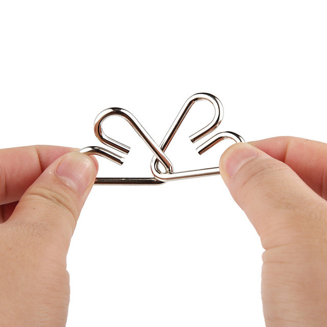 Luban Lock Nine Linked Rings Full Set Unlocking Puzzle Classical Adult ...