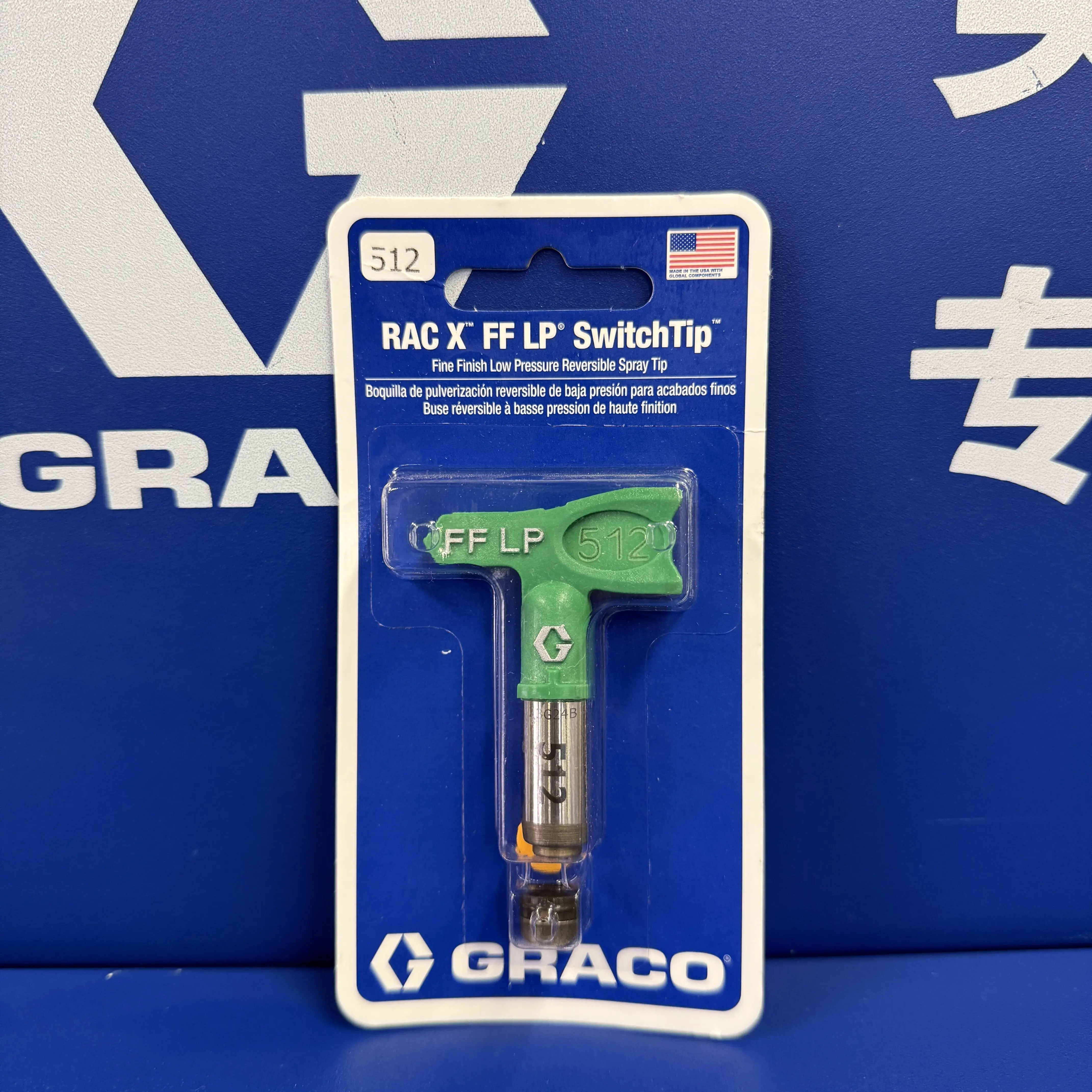 Graco Racx Fflp Tip 412 510 512 514 616 56 Graco RACX FFLP Spray Tip ...