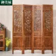 Trung Quốc cổ phòng khách văn phòng lối vào vách ngăn Dongyang khắc gỗ long não khắc gỗ rắn màn hình gấp di động vach ngan phong tho