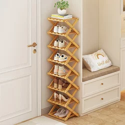 No-Installation Shoe Rack for Small Narrow Entrances, Multi-Layer Simple Foldable Shoe Cabinet for Home and Dormitory Storage, 2023 New Popular Model