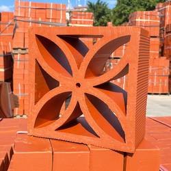 Ancient Building Red Brick Flower Window Clay Cut Out Red Brick Window Grille Brick Flower Window Brick Flower Pane Brick Minnan Oblique Cross Window Red Brick