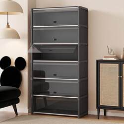 Shoe Storage Rack for Entryway, Dust-Proof Shoe Cabinet with Door for Hallway, Great Item for Rental Apartments, 2026 New Model, Sturdy and Durable