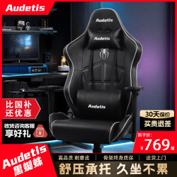 Audetis Gaming Chair Ergonomic Chair Lumbar Support Gaming Chair Computer Chair Home Internet Cafe Gaming Hotel Chair