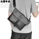 Zuosen vegetable tanned first layer cowhide crossbody bag genuine leather small bag soft leather shoulder bag (can be used as a handbag) men's casual bag