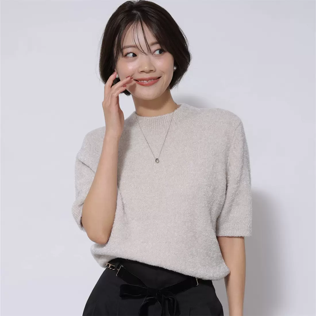 新品タグ付　Apuweiser-riche　ビーズ刺繍アンサンブル Apuweiser-riche - ✨ちえ様専用✨新品✨🌸アプワイザーリッシェ