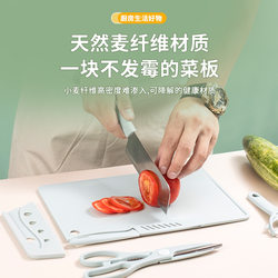 Outdoor Cutting Board Set, Food-Grade Plastic Chopping Board, Baby Food Cutting Board, High-Quality Knife Set, Five-Piece Set