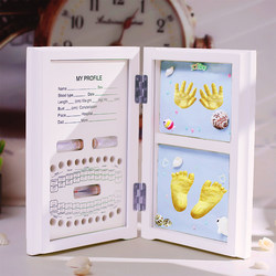 Newborn Hand and Foot Prints, Full-Month Baby Gift, Children's Fetal Hair, Umbilical Cord, Footprint, Baby Teeth Box, Collection Souvenir