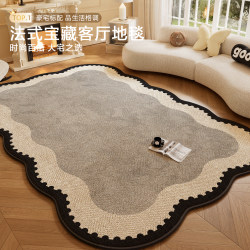 Living Room Wipeable and Washable French-Style Carpet 2026 New Model for Home Use, Sofa Coffee Table Stain-Resistant Floor Mat, Bedroom Bedside Mat