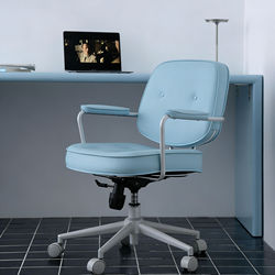 Aleveye Is a Comfortable Chair for Long Sitting, Suitable for Home Office, Study, Desk, Study Room, Swivel Chair, Dormitory, and with Backrest