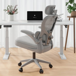 Ergonomic Computer Chair, Home Study Chair, Comfortable for Long Periods of Sitting, Office Chair with Waist Support, Reclining Backrest Chair
