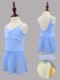 Summer and autumn children's dance clothes suspenders girls long-sleeved practice clothes ballet dance skirt Chinese dance gymnastics clothing
