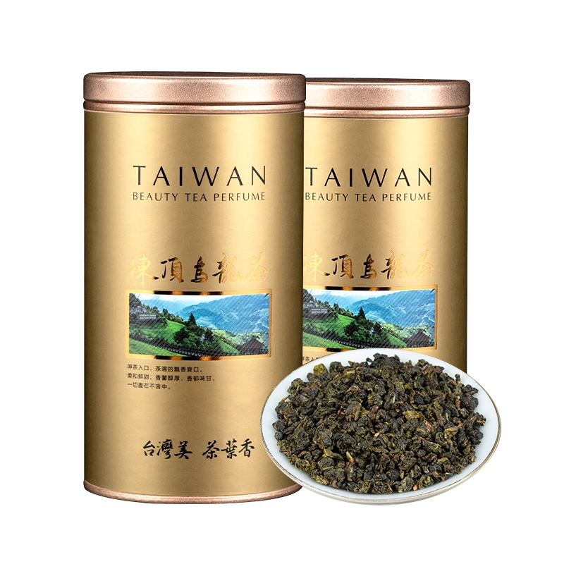 买一送一】真尚一饮2023新品冻顶乌龙台湾高山茶叶罐装散茶300g-Taobao