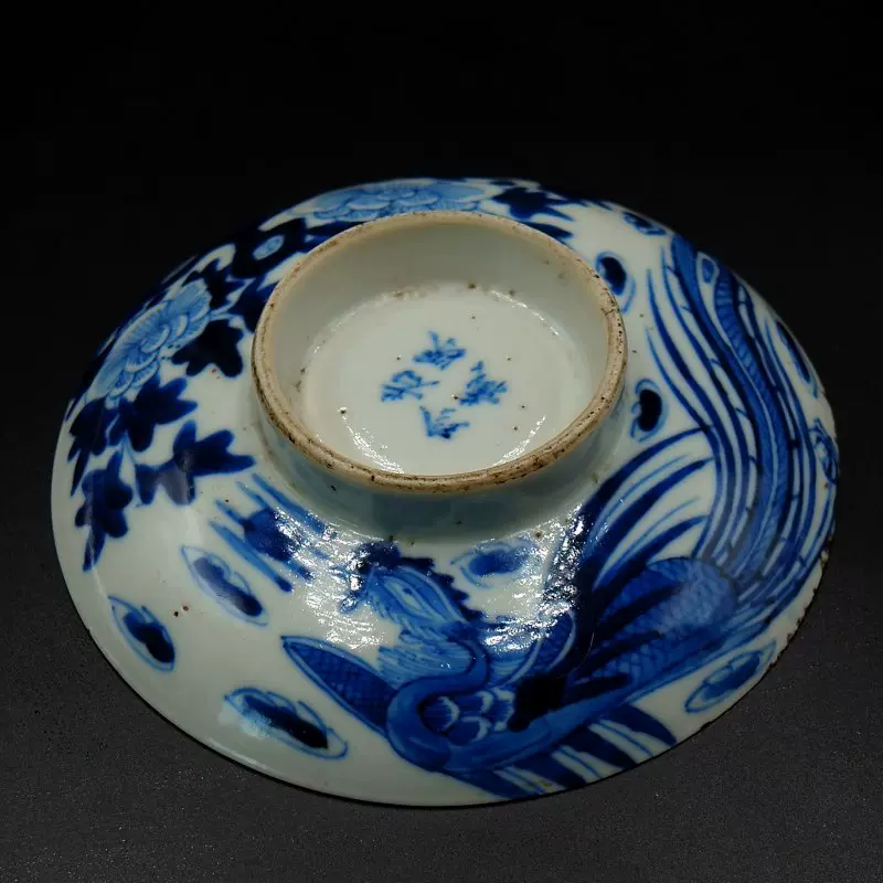 清乾隆時代　染付 青花龍紋印　遊印　置物 唐物【旧家蔵出し】希少(F-53) □観心・時代旧蔵□C490清乾隆 琺瑯彩塗金開光花鳥