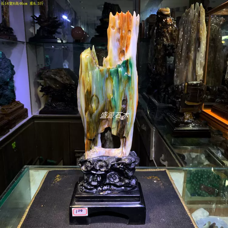 树化玉原石大摆件冰种玉化木化石硅化木木化石玉天然奇石观赏石