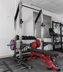 Repoforce Open Squat Rack, Bench Press Rack, Pull-Up Rack, Professional Fitness Rack, 304 Stainless Steel Column