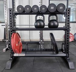 Repforce All-Purpose Storage Rack (Dumbbell Rack, Kettlebell Rack, Barbell Plate Rack, Medicine Ball Rack, Wall Ball Rack, Bar Rack)