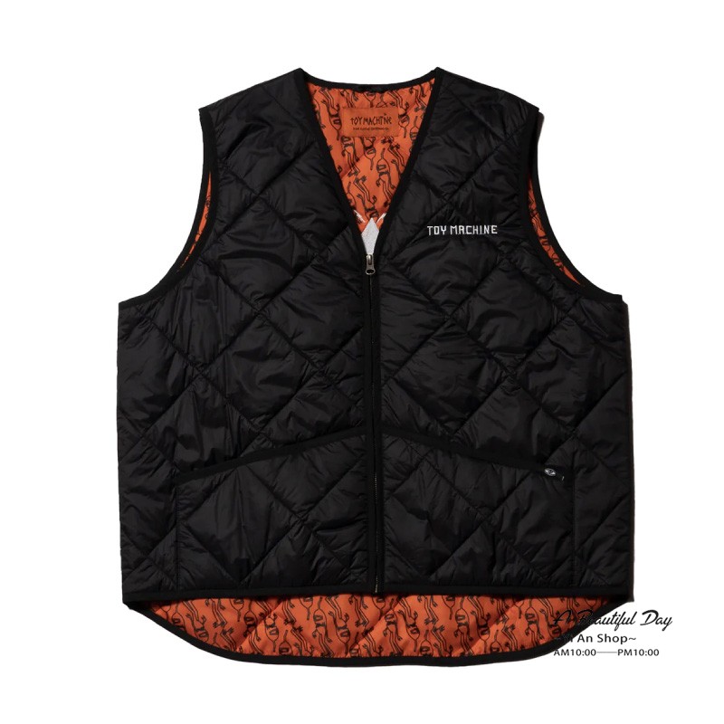 Ϻ  TOY MACHINE SECT PADDING VEST  ư  ܿ Ʈ  ƮƮ ư -