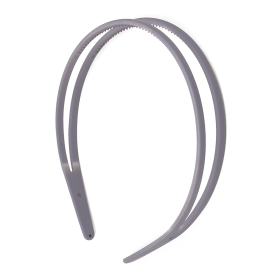 South Korean scrub matte double -layer thin hair hoe female simple non -slip banded tooth candy color press card women go out